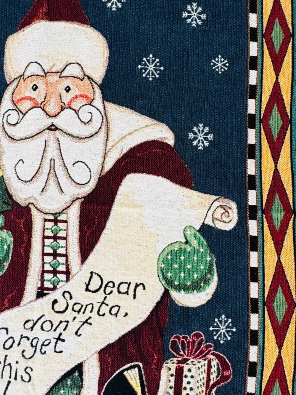 Goodwin Weaver's Christmas Woven Throw Blanket 67x46